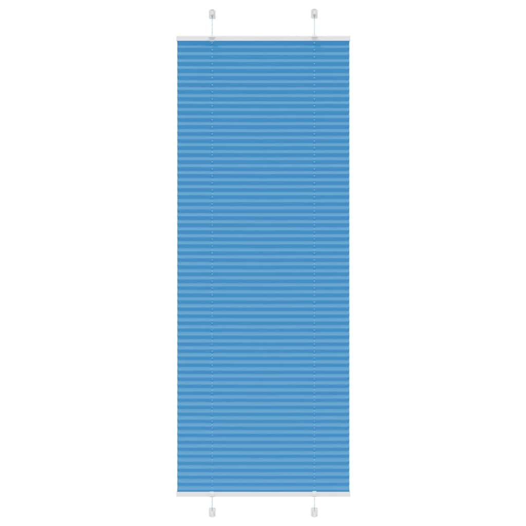 Vidaxx Plissee-Rollo 75x200 cm Stoffbreite 74,4 cm Polyester Blau