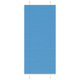 Vidaxx Plissee-Rollo 85x200 cm Stoffbreite 84,4 cm Polyester Blau - afbeelding 2