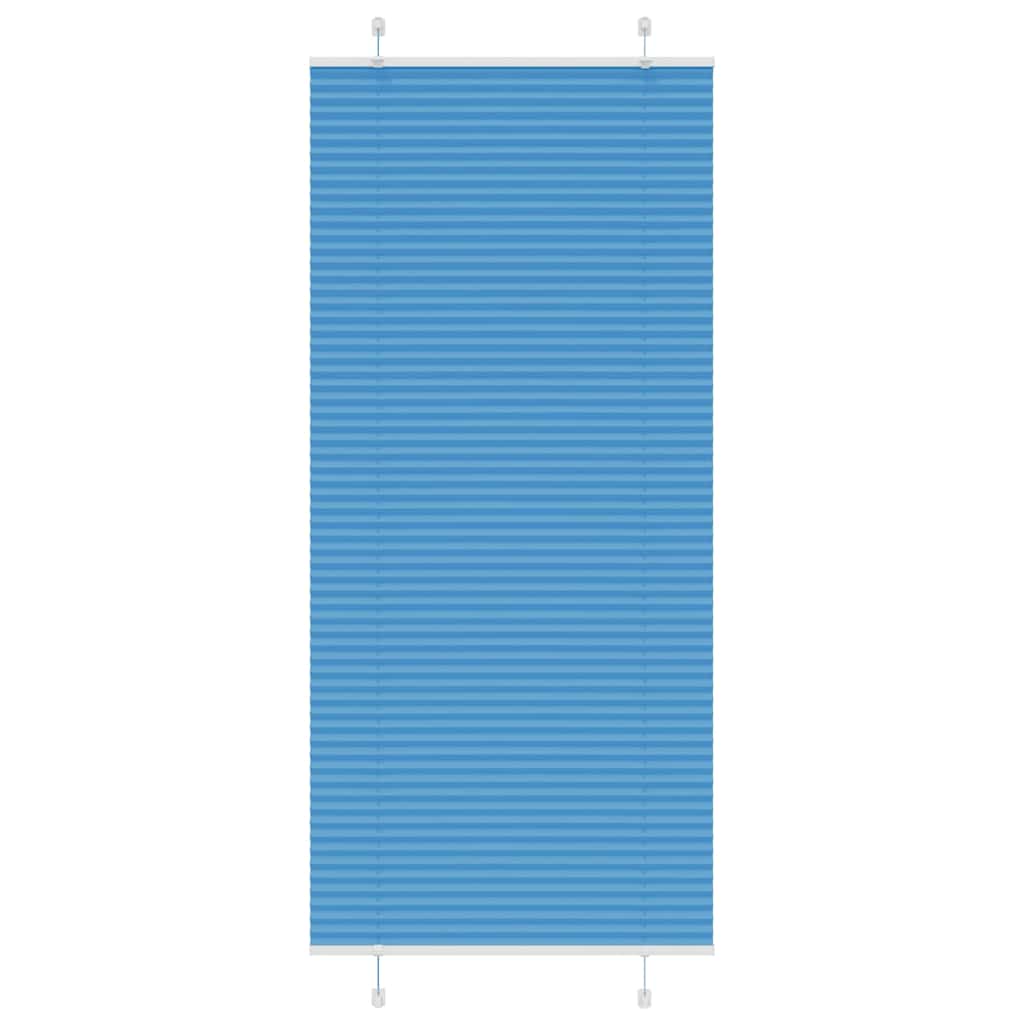 Vidaxx Plissee-Rollo 85x200 cm Stoffbreite 84,4 cm Polyester Blau