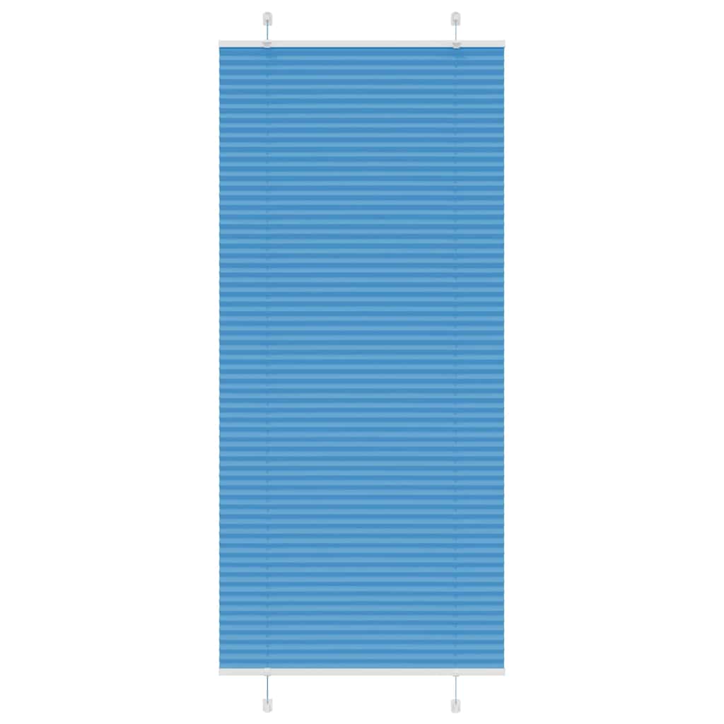 Vidaxx Plissee-Rollo 90x200 cm Stoffbreite 89,4 cm Polyester Blau