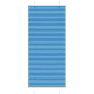 Vidaxx Plissee-Rollo 90x200 cm Stoffbreite 89,4 cm Polyester Blau