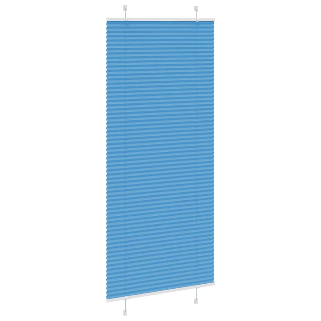 Vidaxx Plissee-Rollo 90x200 cm Stoffbreite 89,4 cm Polyester Blau