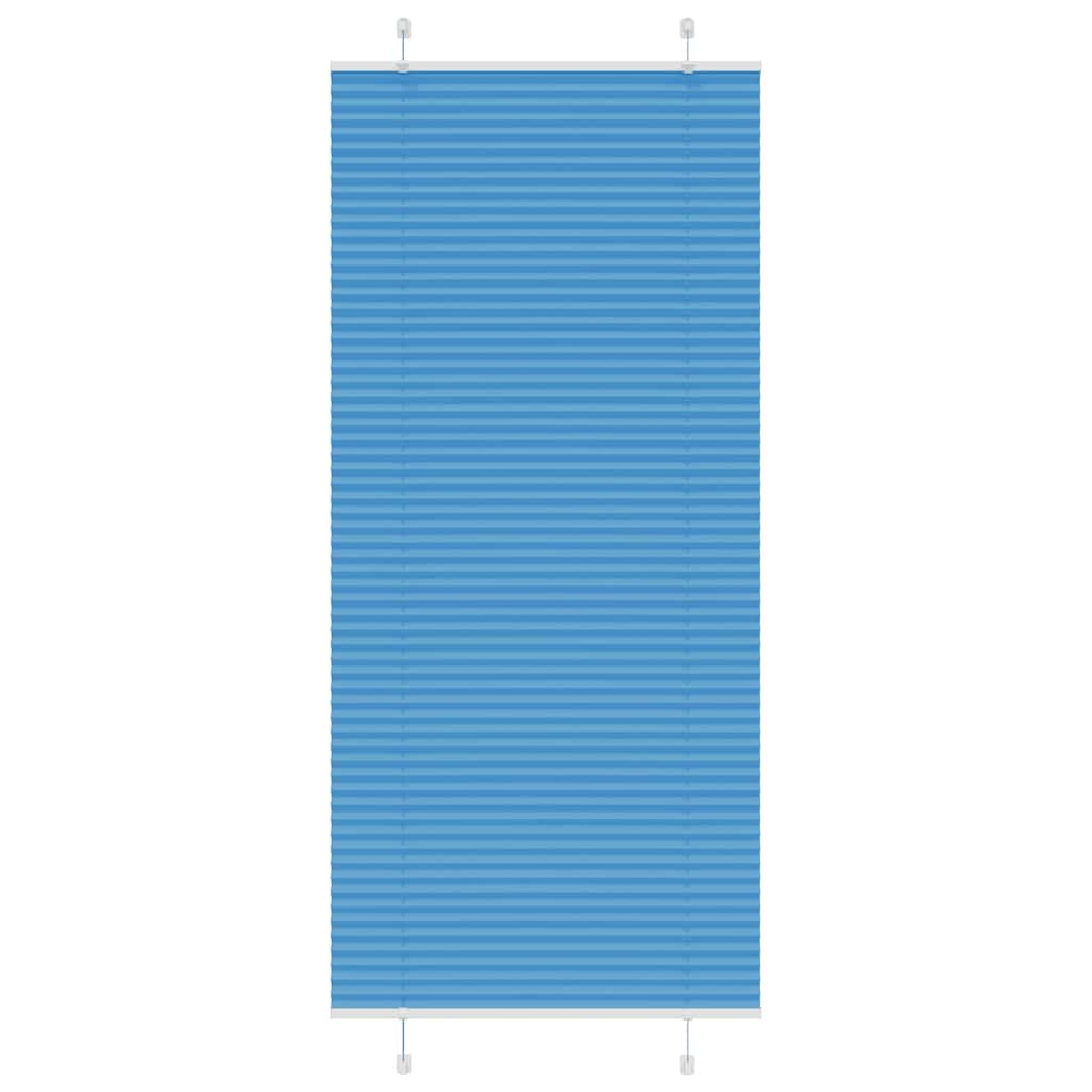 Vidaxx Plissee-Rollo 95x200 cm Stoffbreite 94,4 cm Polyester Blau