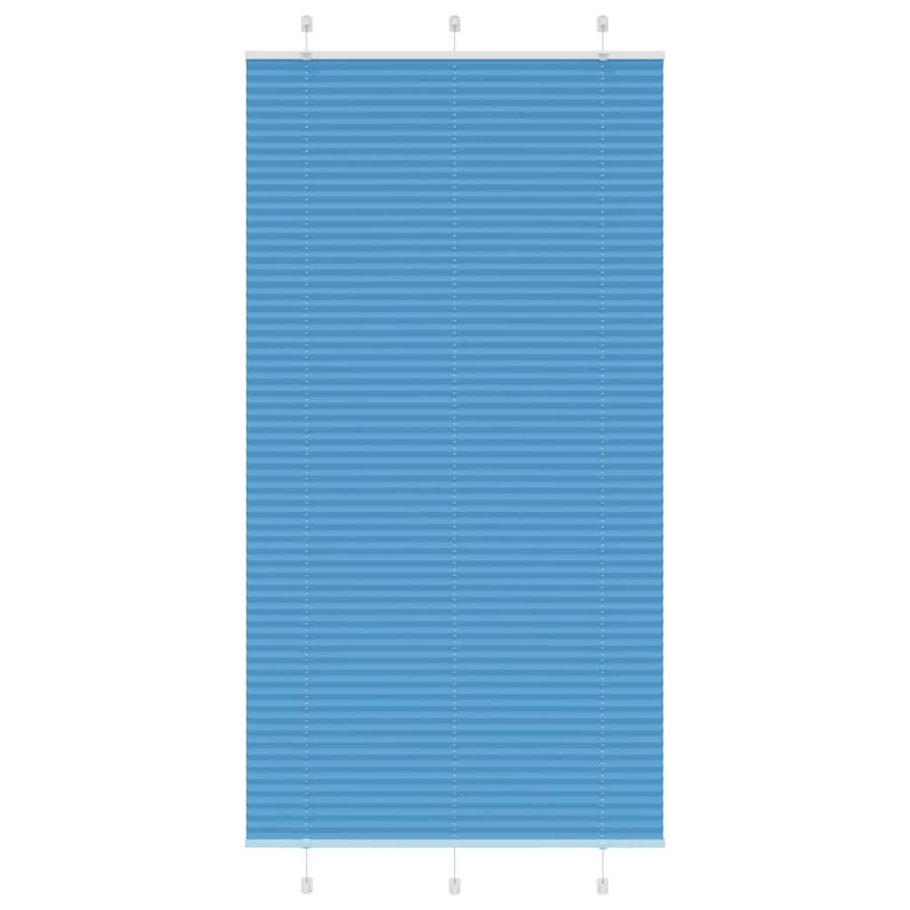 Vidaxx Plissee-Rollo 110x200cm Stoffbreite 109,4cm Polyester Blau