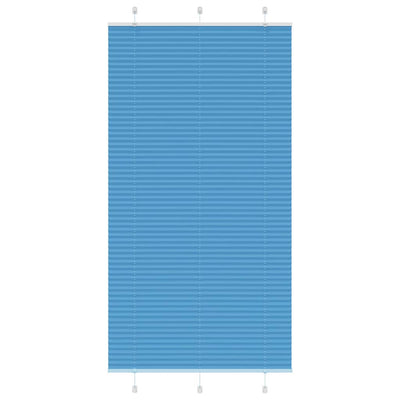 Vidaxx Plissee-Rollo 110x200cm Stoffbreite 109,4cm Polyester Blau