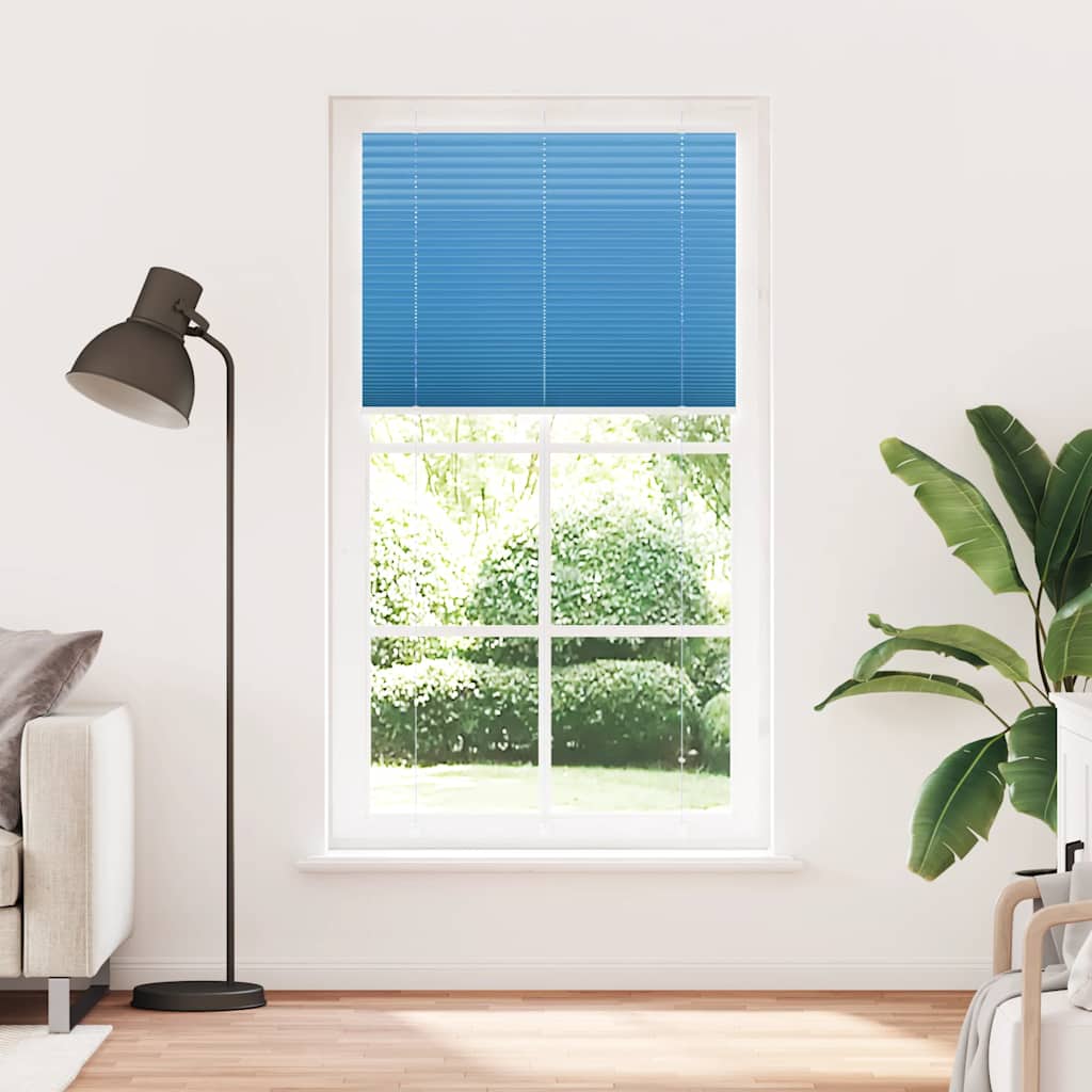 Vidaxx Plissee-Rollo 110x200cm Stoffbreite 109,4cm Polyester Blau