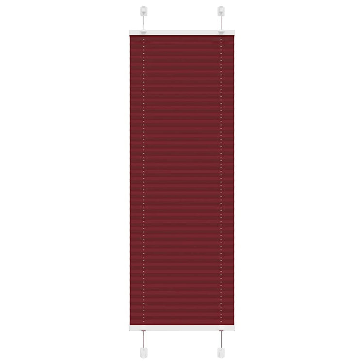 Vidaxx Plissee-Rollo 40x100 cm Stoffbreite 39,4 cm Burgunderrot