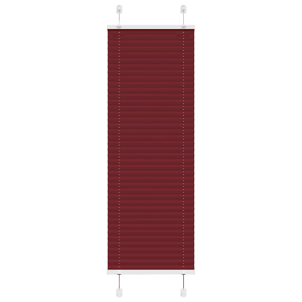 Vidaxx Plissee-Rollo 45x100 cm Stoffbreite 44,4 cm Burgunderrot