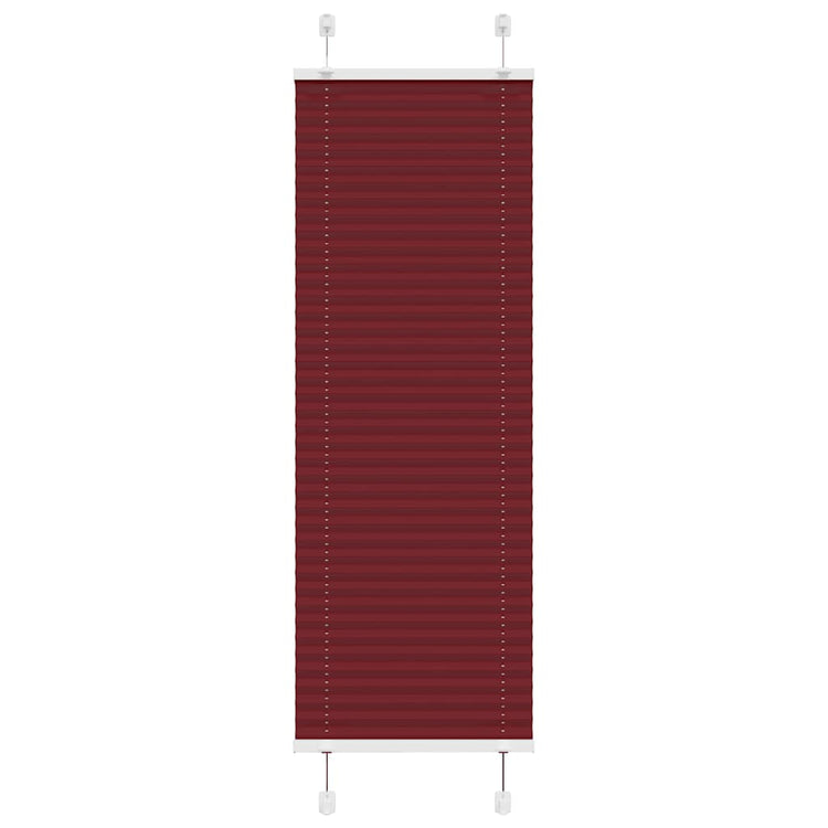 Vidaxx Plissee-Rollo 45x100 cm Stoffbreite 44,4 cm Burgunderrot