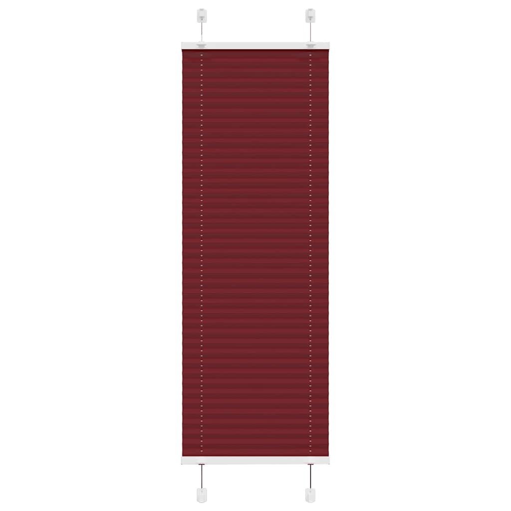 Vidaxx Plissee-Rollo 50x100 cm Stoffbreite 49,4 cm Burgunderrot