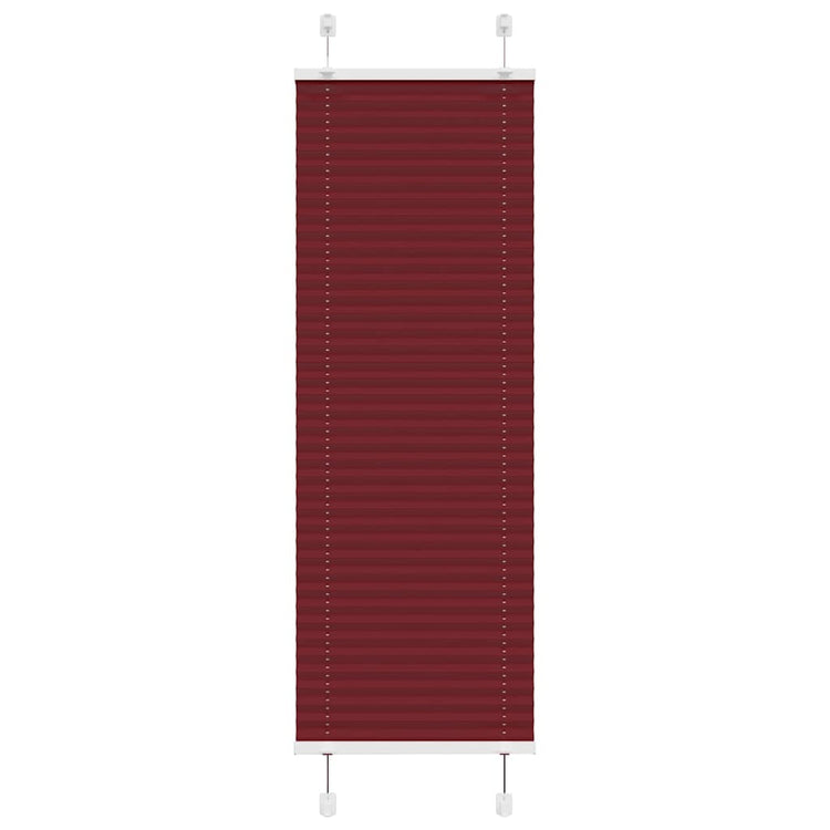 Vidaxx Plissee-Rollo 50x100 cm Stoffbreite 49,4 cm Burgunderrot