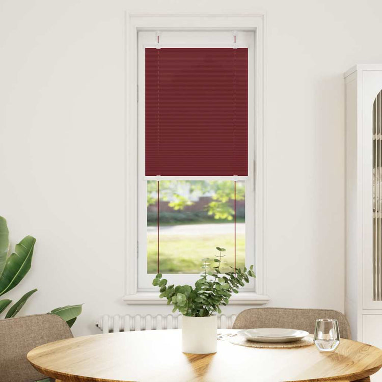 Vidaxx Plissee-Rollo 50x100 cm Stoffbreite 49,4 cm Burgunderrot