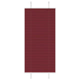 Vidaxx Plissee-Rollo 55x100 cm, Stoffbreite 54,4 cm, bordeauxrot - afbeelding 2