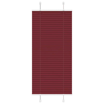 Vidaxx Plissee-Rollo 55x100 cm, Stoffbreite 54,4 cm, bordeauxrot