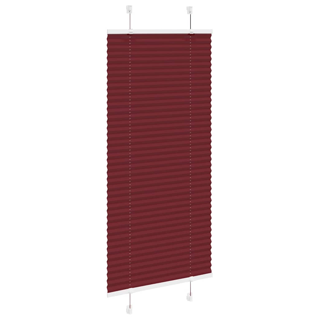 Vidaxx Plissee-Rollo 60x100 cm Stoffbreite 59,4 cm Burgunderrot