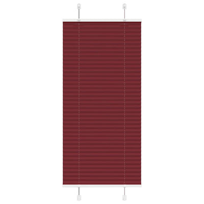 Vidaxx Plissee-Rollo 65x100 cm Stoffbreite 64,4 cm Burgunderrot