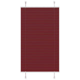 Vidaxx Plissee-Rollo 70x100 cm Stoffbreite 69,4 cm Burgunderrot - afbeelding 2