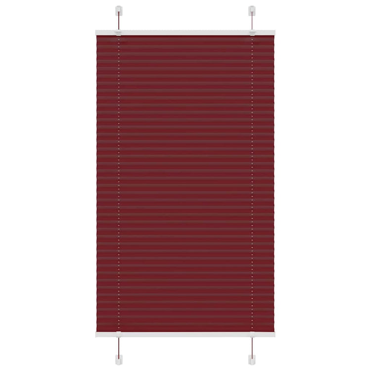 Vidaxx Plissee-Rollo 70x100 cm Stoffbreite 69,4 cm Burgunderrot