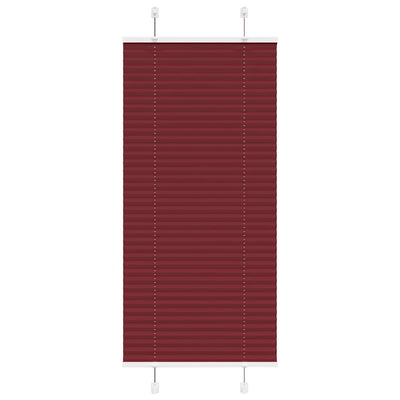 Vidaxx Plissee-Rollo 65x150 cm, Stoffbreite 64,4 cm, bordeauxrot