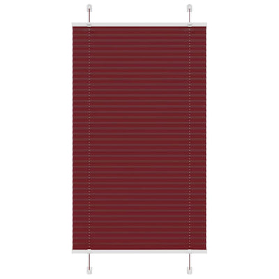 Vidaxx Plissee-Rollo 70x150 cm, Stoffbreite 69,4 cm, bordeauxrot