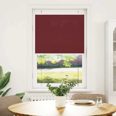 Vidaxx Plissee-Rollo 70x150 cm, Stoffbreite 69,4 cm, bordeauxrot
