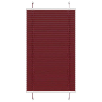 Vidaxx Plissee-Rollo 80x150 cm Stoffbreite 79,4 cm Burgunderrot