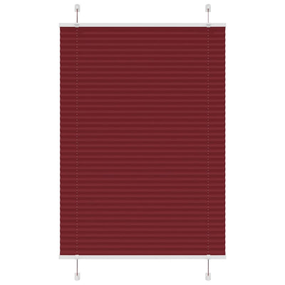 Vidaxx Plissee-Rollo 95x150 cm Stoffbreite 94,4 cm Burgunderrot