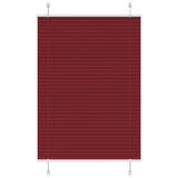 Vidaxx Plissee-Rollo 100x150 cm Stoffbreite 99,4 cm Burgunderrot - afbeelding 2