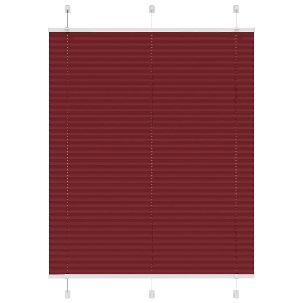 Vidaxx Plissee-Rollo 105x150cm Stoffbreite 104,4cm bordeauxrot
