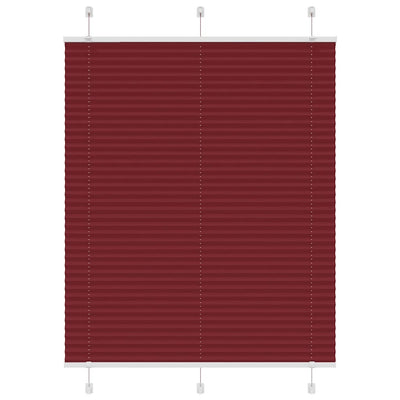 Vidaxx Plissee-Rollo 105x150cm Stoffbreite 104,4cm bordeauxrot