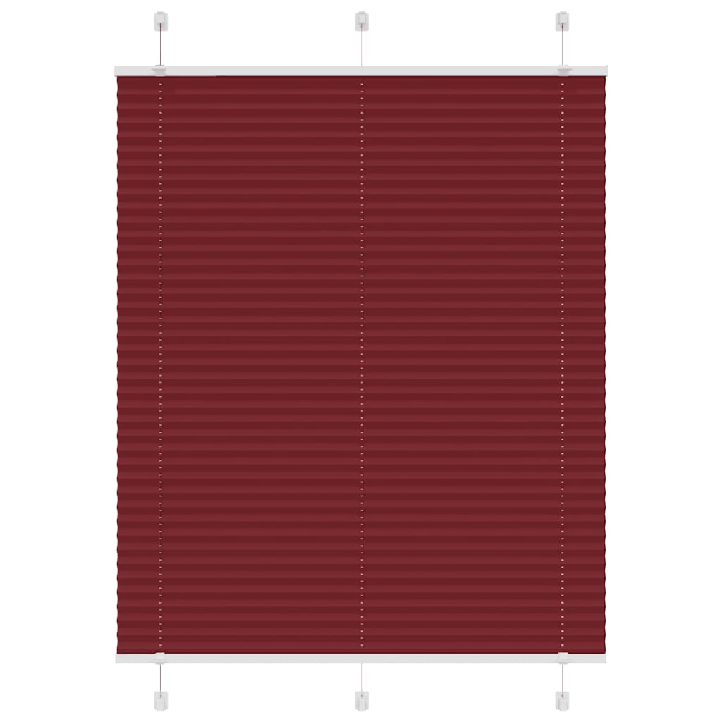 Vidaxx Plissee-Rollo 110x150cm, Stoffbreite 109,4cm, Burgunderrot