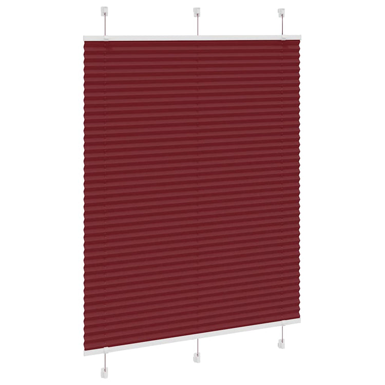 Vidaxx Plissee-Rollo 110x150cm, Stoffbreite 109,4cm, Burgunderrot