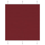 Vidaxx Plissee-Rollo 115x150cm, Stoffbreite 114,4cm, bordeauxrot - afbeelding 2