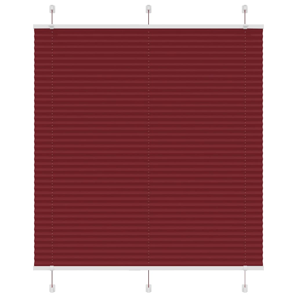 Vidaxx Plissee-Rollo 115x150cm, Stoffbreite 114,4cm, bordeauxrot