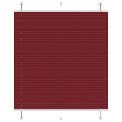 Vidaxx Plissee-Rollo 115x150cm, Stoffbreite 114,4cm, bordeauxrot