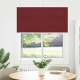Vidaxx Plissee-Rollo 115x150cm, Stoffbreite 114,4cm, bordeauxrot - afbeelding 1