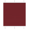 Vidaxx Plissee-Rollo 120x150cm, Stoffbreite 119,4cm, bordeauxrot