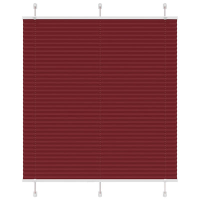 Vidaxx Plissee-Rollo 120x150cm, Stoffbreite 119,4cm, bordeauxrot