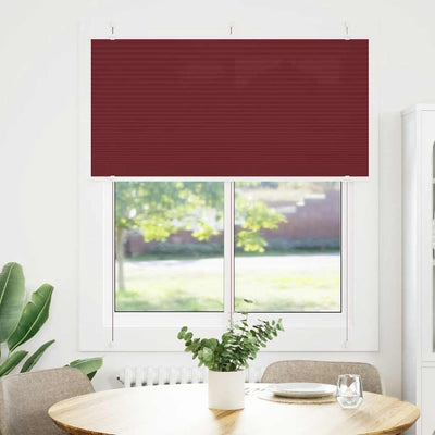 Vidaxx Plissee-Rollo 120x150cm, Stoffbreite 119,4cm, bordeauxrot