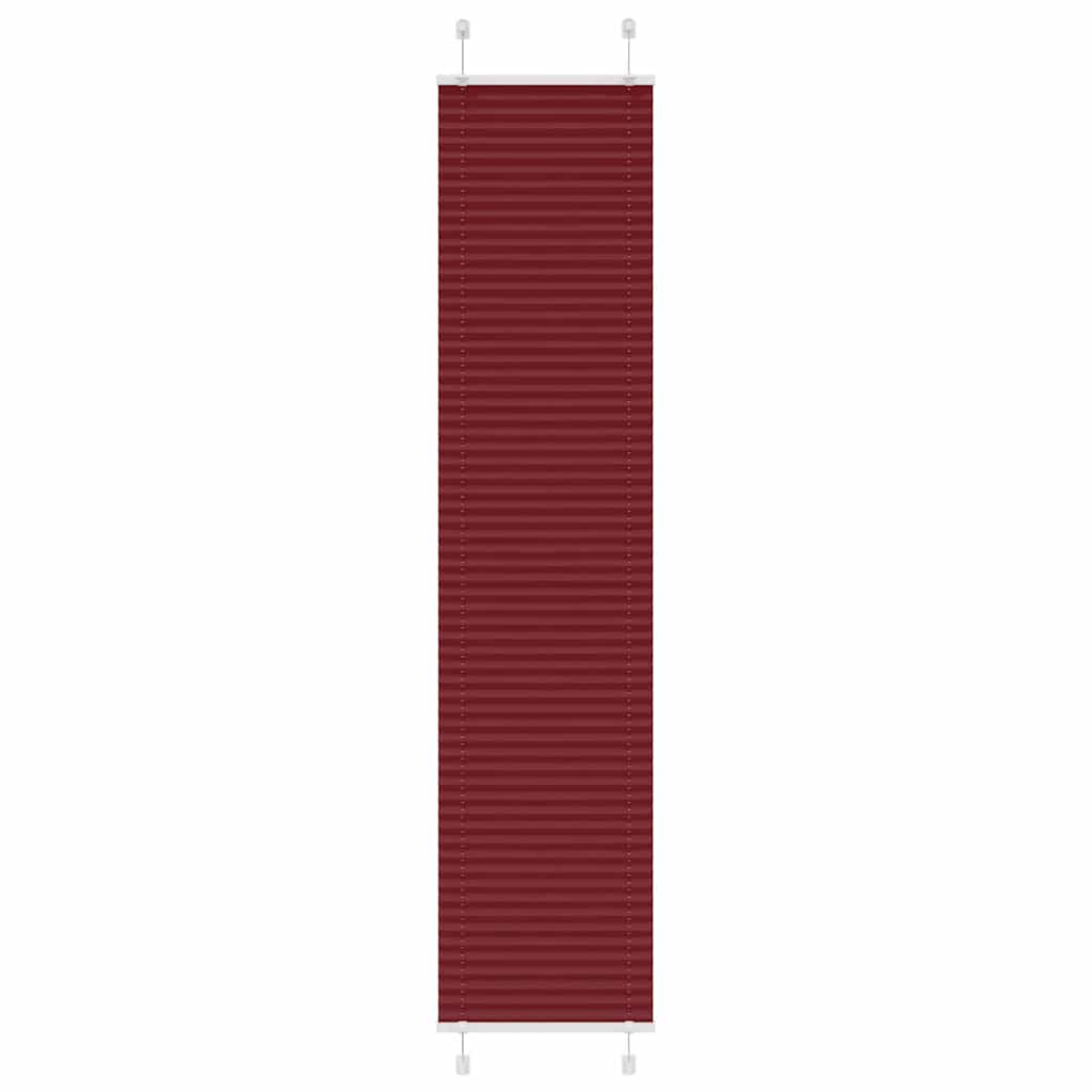 Vidaxx Plissee-Rollo 40x200 cm Stoffbreite 39,4 cm Burgunderrot