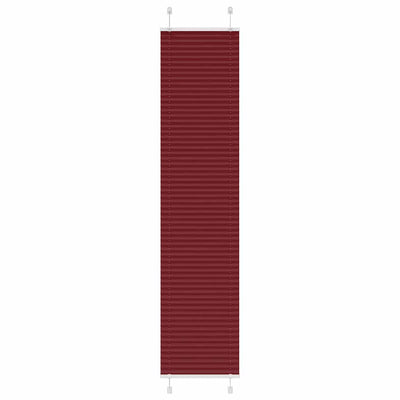 Vidaxx Plissee-Rollo 40x200 cm Stoffbreite 39,4 cm Burgunderrot