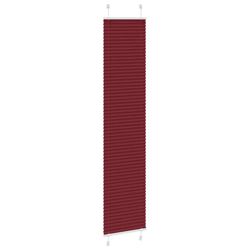 Vidaxx Plissee-Rollo 50x200 cm Stoffbreite 49,4 cm Burgunderrot