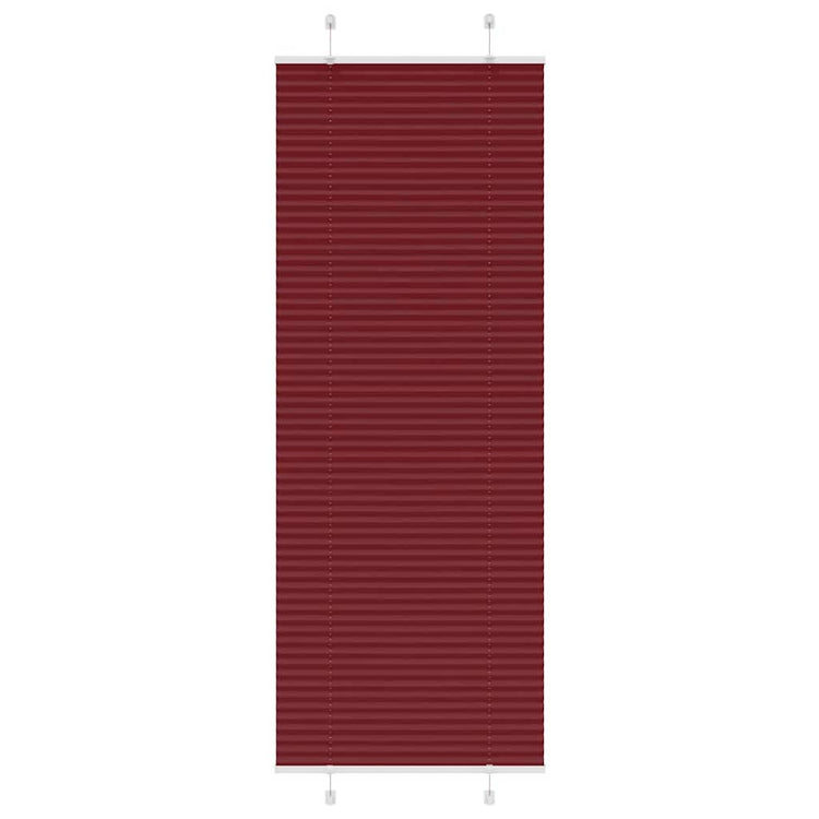 Vidaxx Plissee-Rollo 75x200 cm Stoffbreite 74,4 cm Burgunderrot