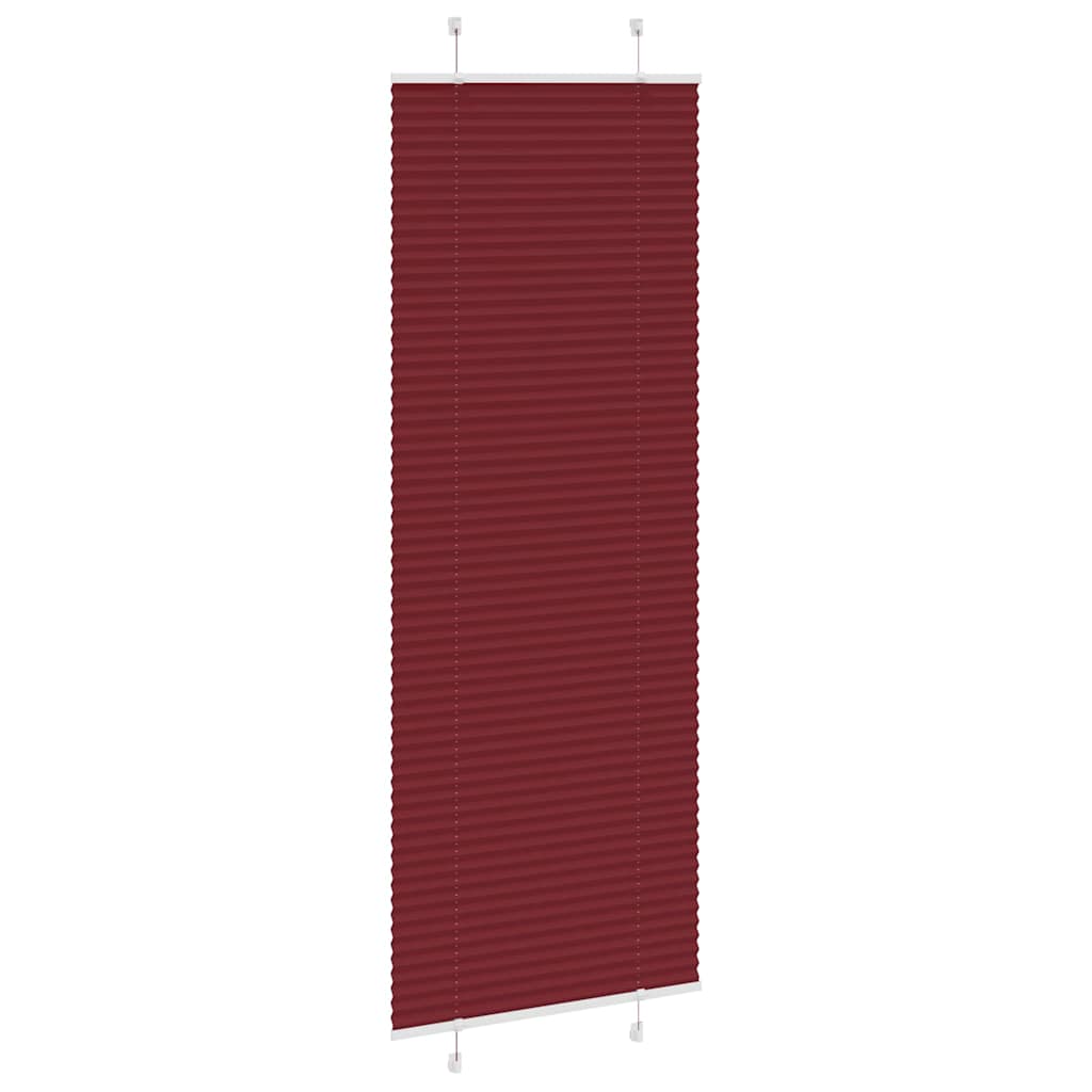 Vidaxx Plissee-Rollo 75x200 cm Stoffbreite 74,4 cm Burgunderrot