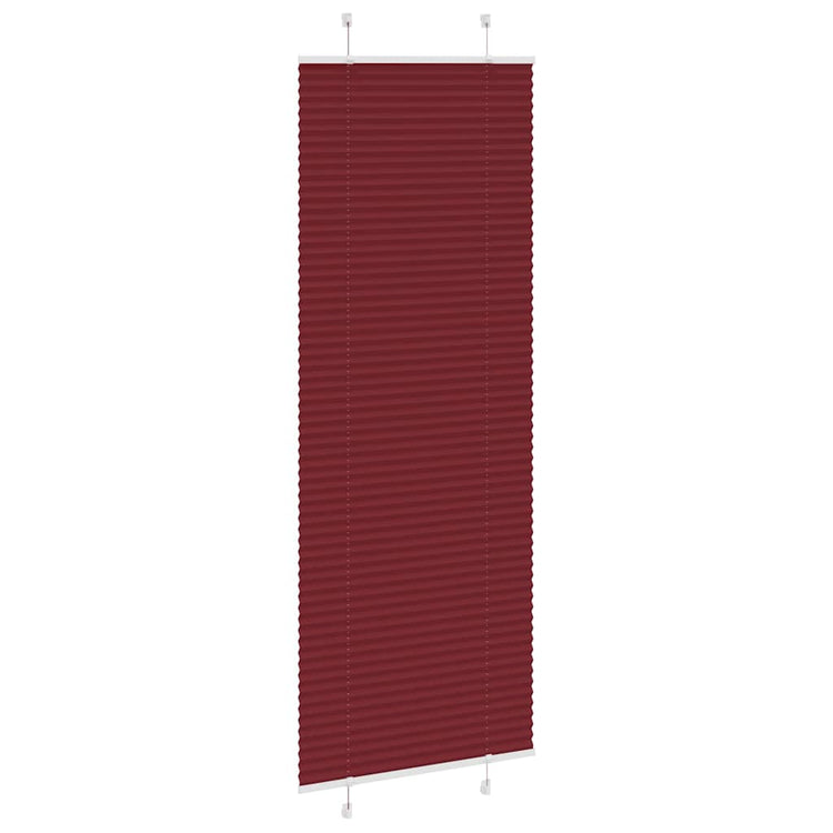 Vidaxx Plissee-Rollo 75x200 cm Stoffbreite 74,4 cm Burgunderrot