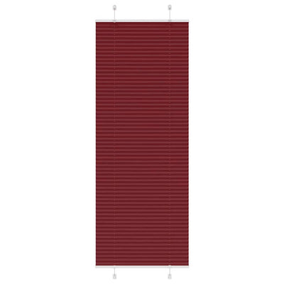 Vidaxx Plissee-Rollo 80x200 cm Stoffbreite 79,4 cm Burgunderrot