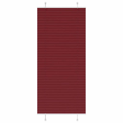 Vidaxx Plissee-Rollo 85x200 cm Stoffbreite 84,4 cm Burgunderrot