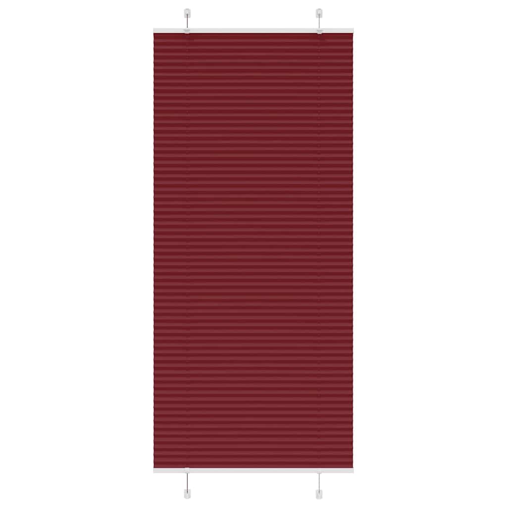 Vidaxx Plissee-Rollo 90x200 cm Stoffbreite 89,4 cm Burgunderrot