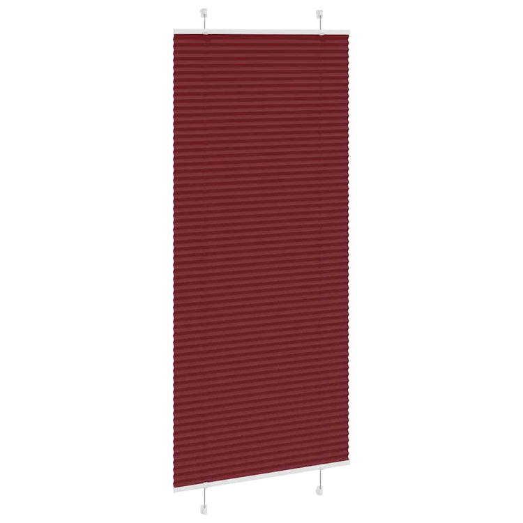 Vidaxx Plissee-Rollo 90x200 cm Stoffbreite 89,4 cm Burgunderrot