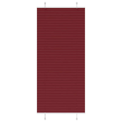 Vidaxx Plissee-Rollo 95x200 cm Stoffbreite 94,4 cm Burgunderrot